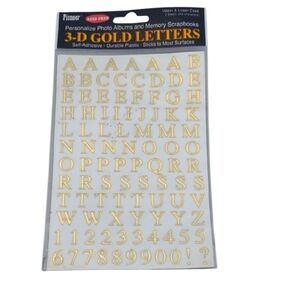 PIONEER Gold Self-Adhesive Letters 🆕